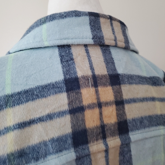 Anthropologie Avec Les Filles Plaid Fleece Shacket - Picture 12 of 16